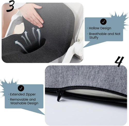 Foam Seat Cushion with Back Support